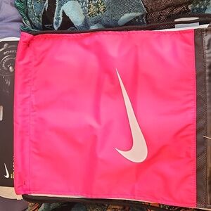Nike Red and Black Sports Backpack
